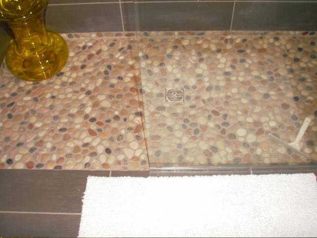 Curbless Shower Floor Bathroom Modern with Vancouver Curbless Shower River
