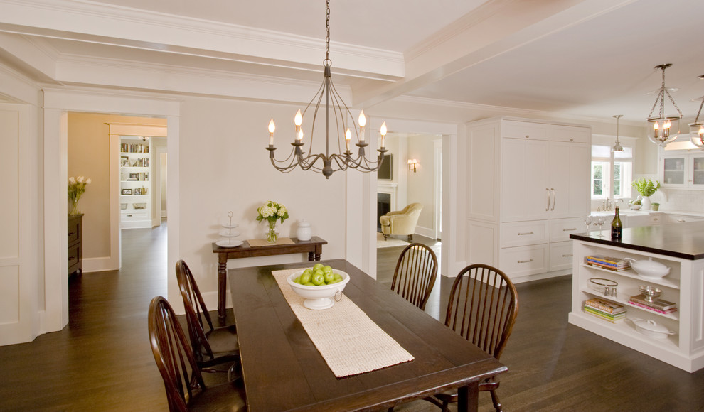 Currey and Company Dining Room Traditional with Baseboards Chandelier Coffered Ceiling
