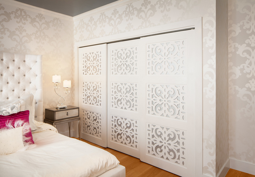 Custom Closet Doors Bedroom Contemporary with Closet Doors Closet Ideas
