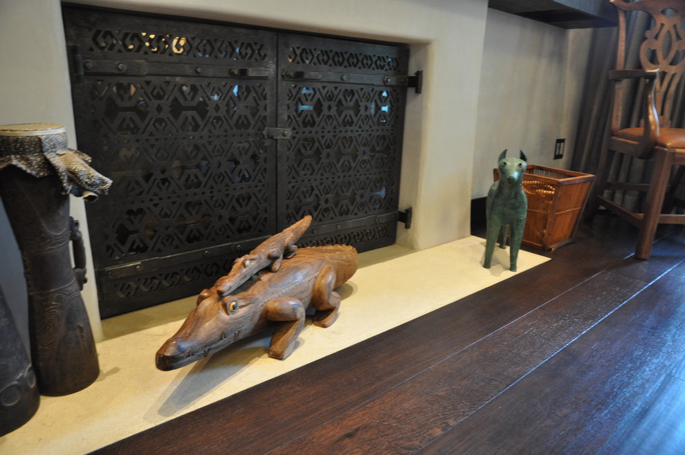 Custom Fireplace Screens Living Room Mediterranean with Built Ins Cabinetry California Custom
