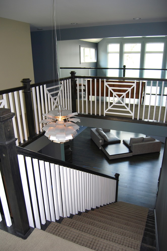 Custom Home Builders Chicago Staircase Contemporary with Chicagoland Builder Custom Built