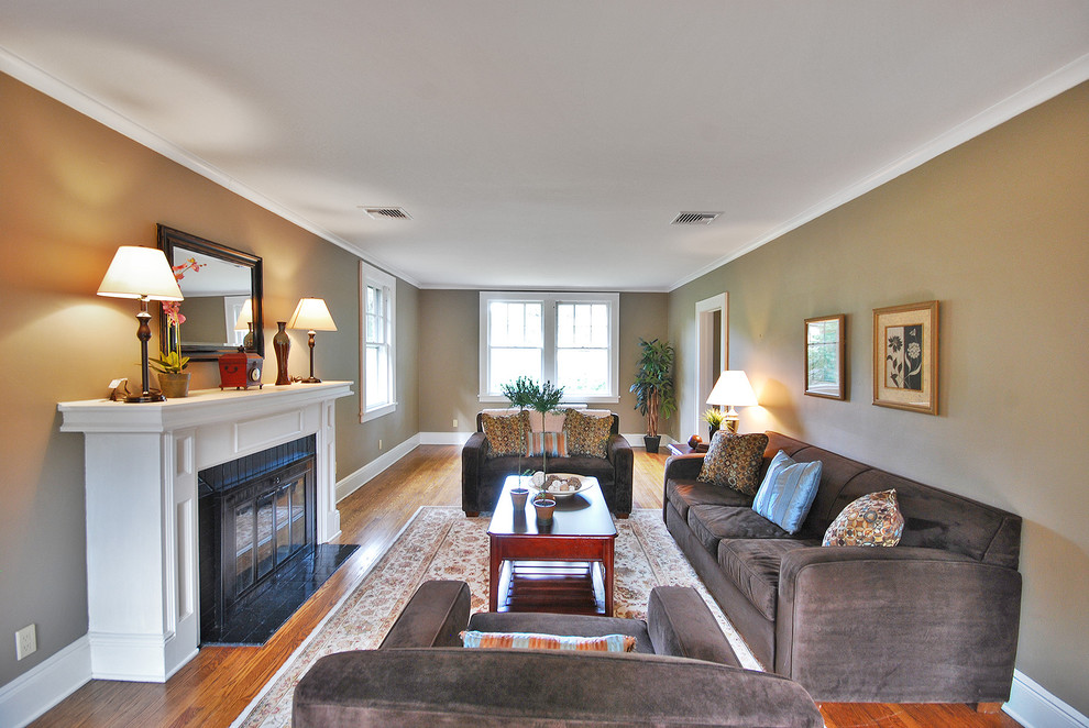 Dark Brown Couches Living Room Contemporary with Gray Sofa Oriental Rug