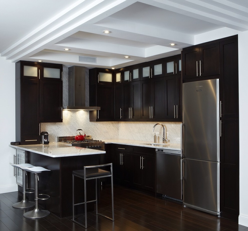 Dark Cherry Kitchen Cabinets Kitchen Transitional with Dark Cherry Kitchen Cabinets