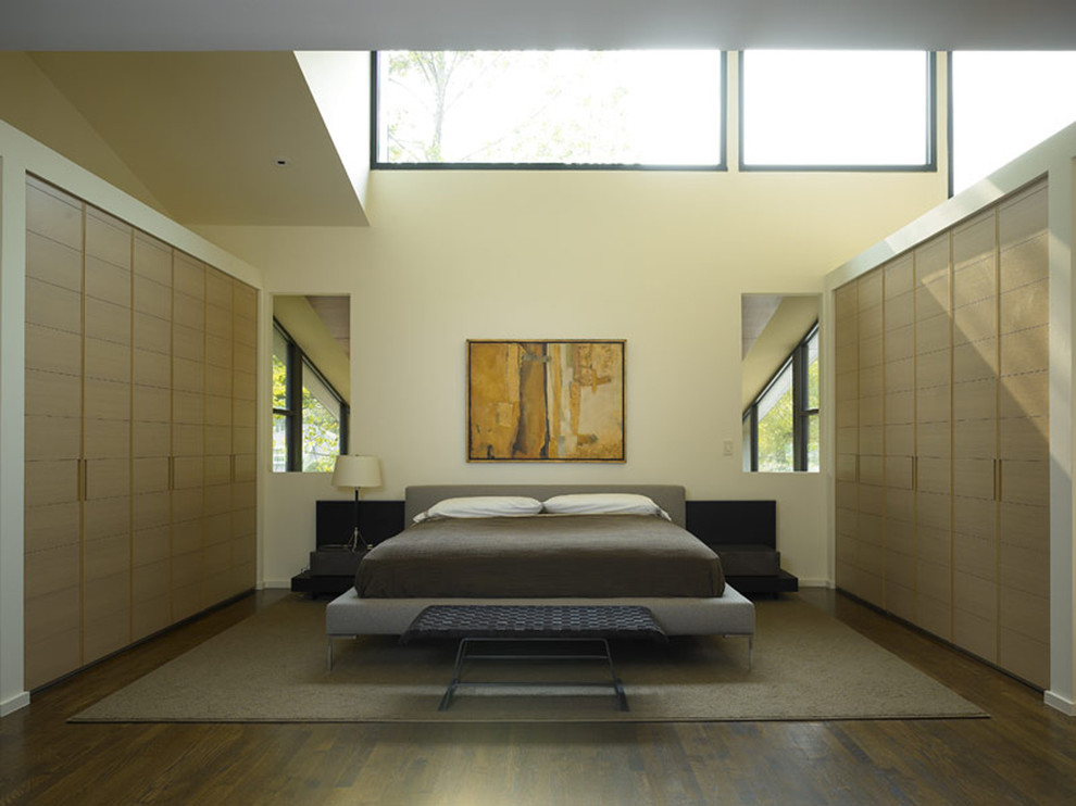 Daybed with Storage Bedroom Contemporary with Brown California Cantilever Dark