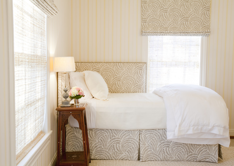 Daybed with Storage Bedroom Traditional with Bedside Table Bedskirt Nailhead