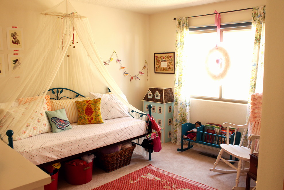 Daybed with Storage Underneath Kids Eclectic with Area Rug Baskets Bedding