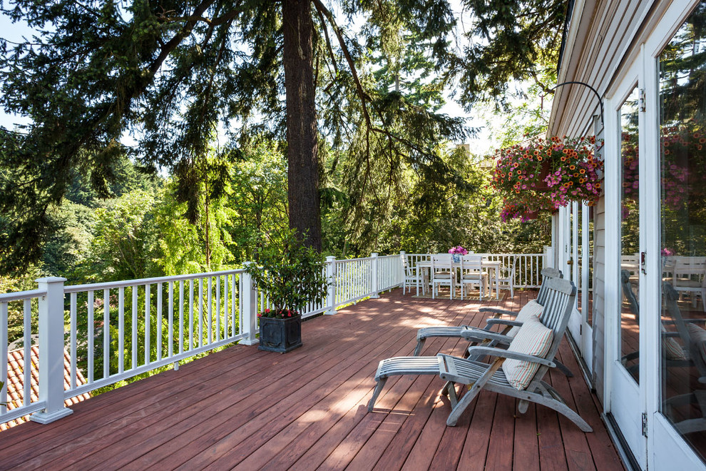 Deck Railing Design Deck Traditional with Deck Gray Siding Hanging