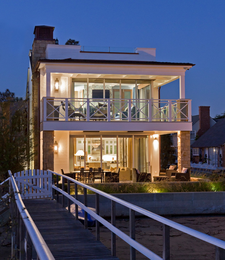Deck Railing Design Exterior Beach with Balcony Covered Patio Deck