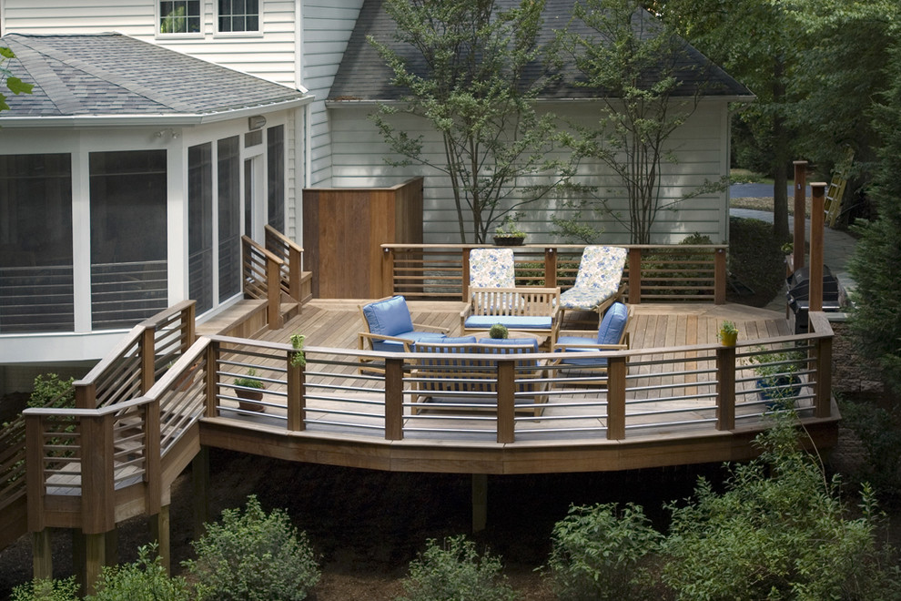 Deck Railing Ideas Deck Traditional with Deck Handrail Outdoor Cushions1