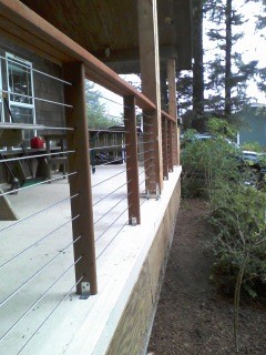 Deck Railings Pictures Porch Modern with Aluminum Deck Railing Cable1