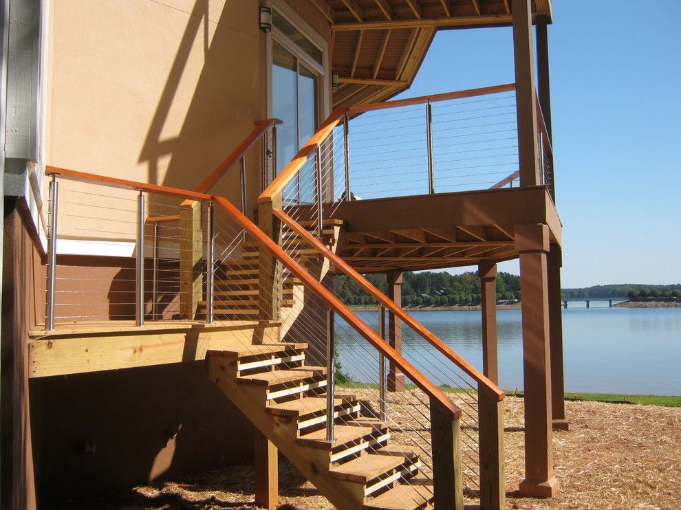 Deck Railings Pictures Staircase Modern with Aluminum Deck Railing Cable