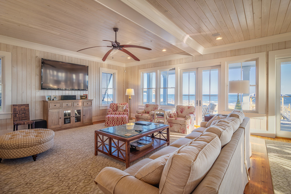 Decorative Ceiling Fans Family Room Beach with Area Rug Ceiling Fan