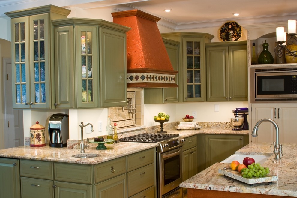Decorative Range Hood Kitchen Traditional with Bar Sink Copper Range