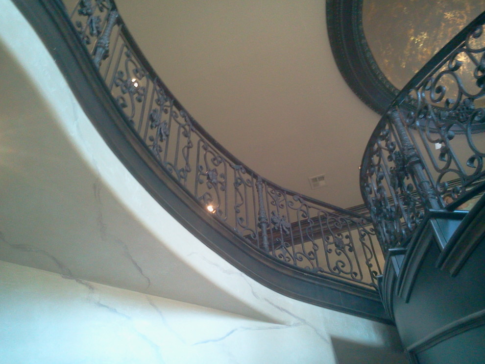 Decorative Stair Railing Staircase with Decorative Rod Iron Decorative