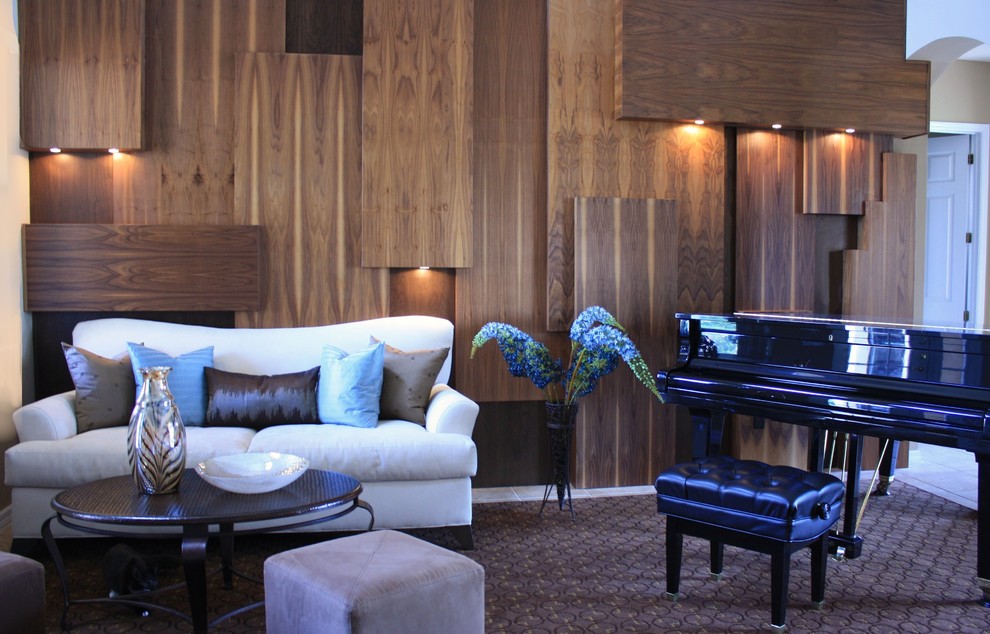 Decorative Wood Wall Panels Living Room Contemporary with Architectural Wood Wall Panels
