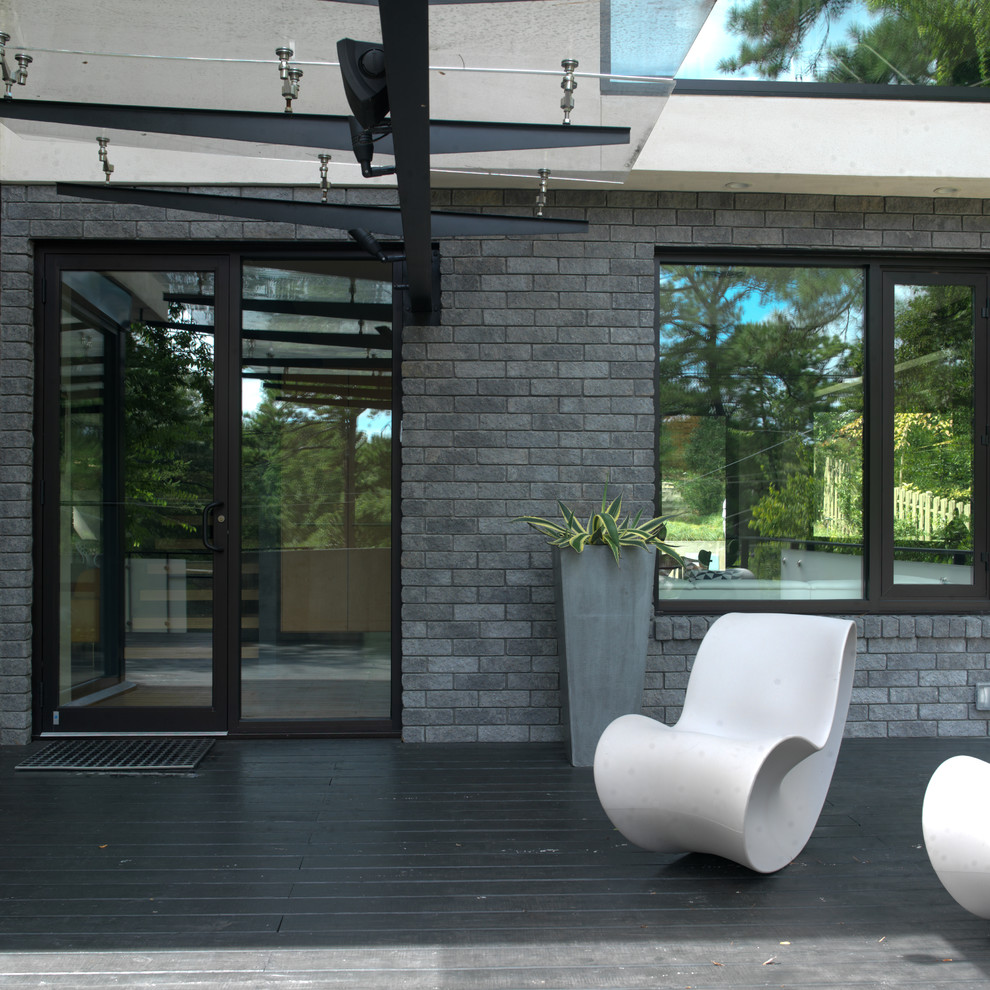 Designer Front Doors Entry Contemporary with Black Door Frame Concrete