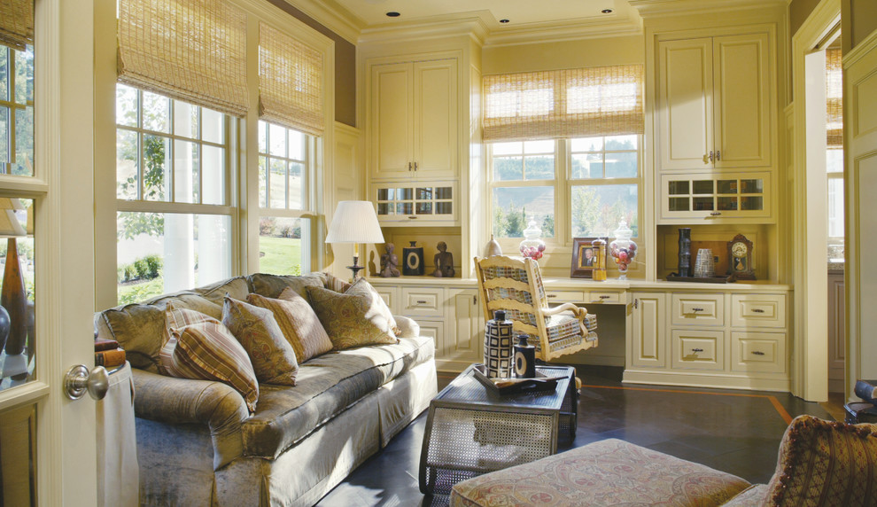 Desk Dresser Combo Home Office Traditional with Coffee Table Crown Molding