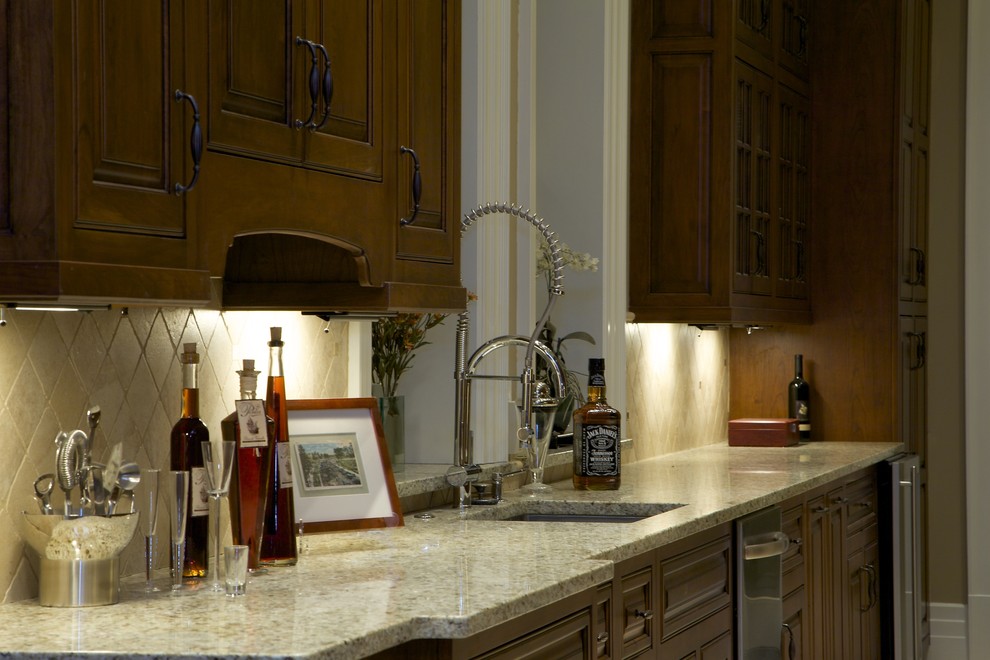 Diamond Shaped Tile Kitchen Contemporary with Bar Beverage Center Diamond