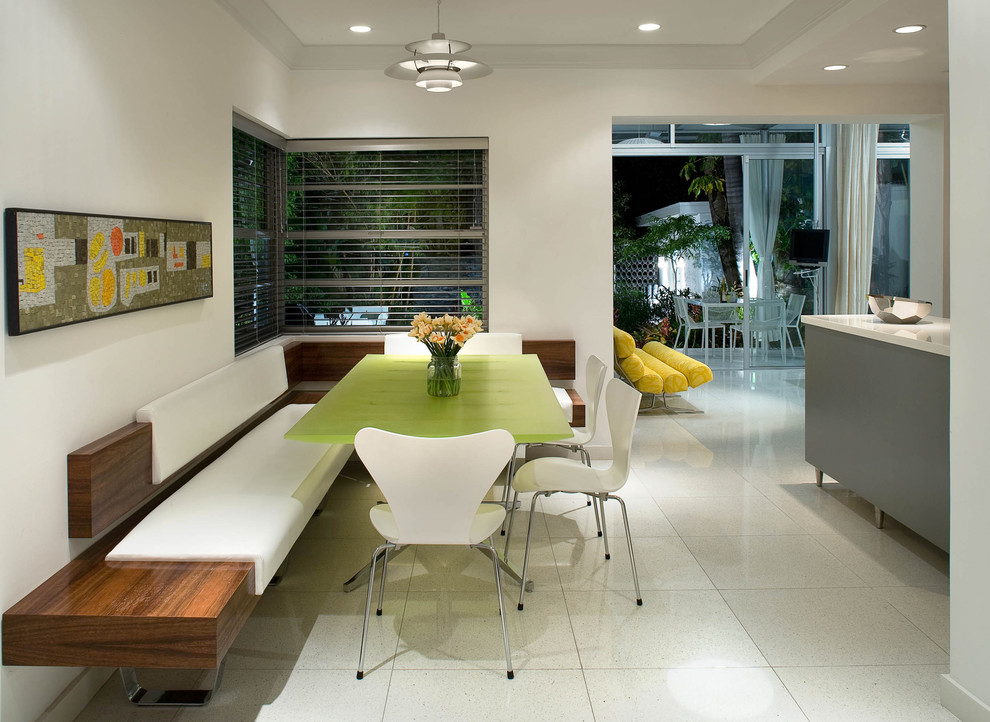 Dining Bench with Backrest Kitchen Midcentury with Built in Banquette Built in Booth