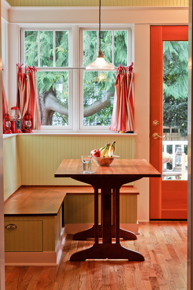 Dining Nook Bench Kitchen Craftsman with Arts Crafts Banquette Beadboard
