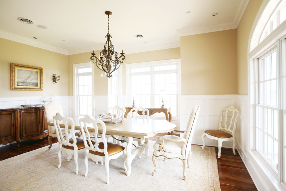 Dining Room Chair Cushions Dining Room Traditional with Ceiling Lighting Chandelier Crown