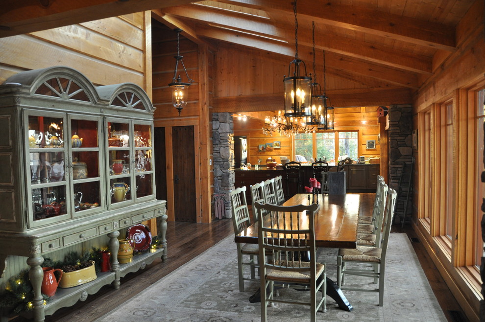 Dining Room Hutch Dining Room Traditional with Area Rug Dining Room