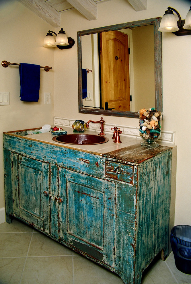 Distressed Furniture for Sale Bathroom Eclectic with Cottage Distressed Paint Green