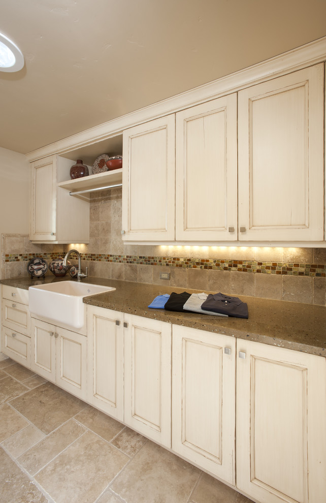 Dog Wash Station Laundry Room Traditional with Antique Wash Cabinets Antique