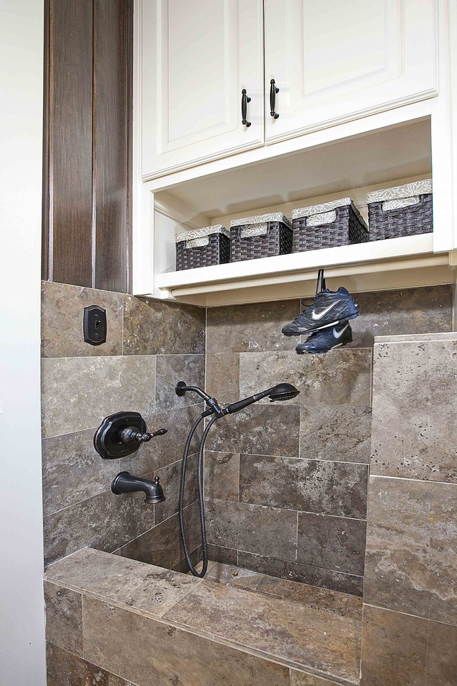 Dog Wash Stations Laundry Room Traditional with Dog Shower Laundry Shower