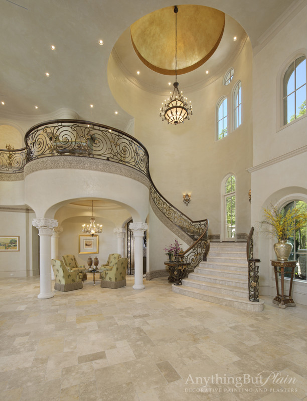 Dome Ceiling Light Staircase Mediterranean with Anything but Plain Arched