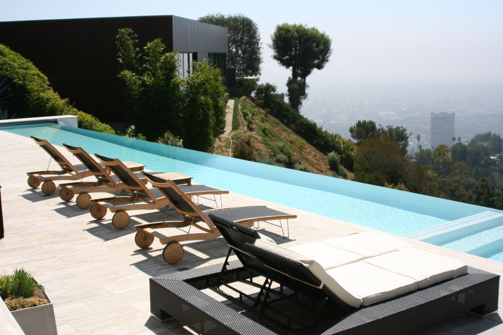 Double Chaise Lounge Pool Contemporary with Double Chaise Lounge Infinity1