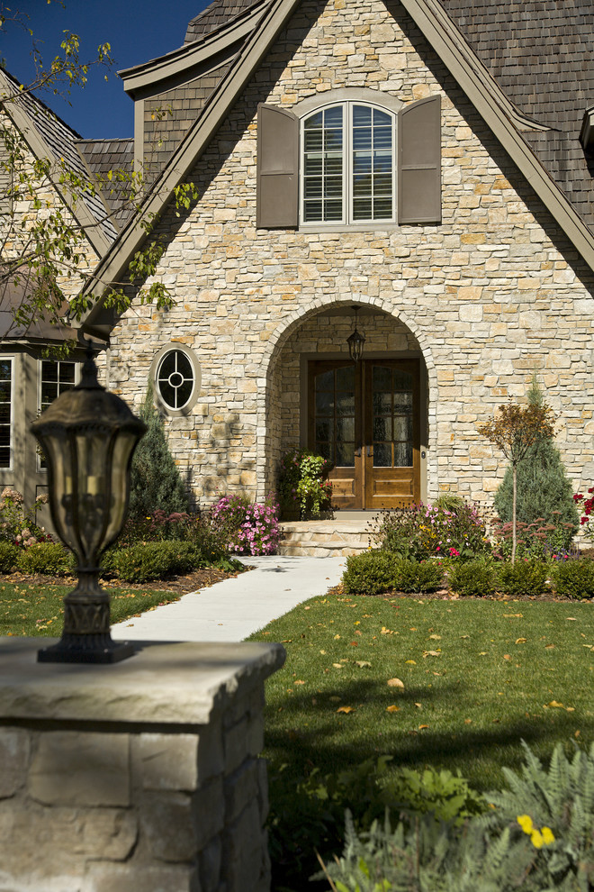 Double Entry Doors Exterior Traditional with None 