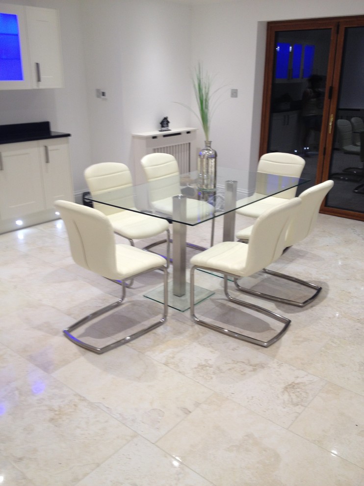 Double Pedestal Dining Table Dining Room Contemporary with Contemporary Dining Table Contemporary