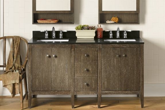 Double Sink Vanity 60 Spaces with Double Sink Vanity Neo