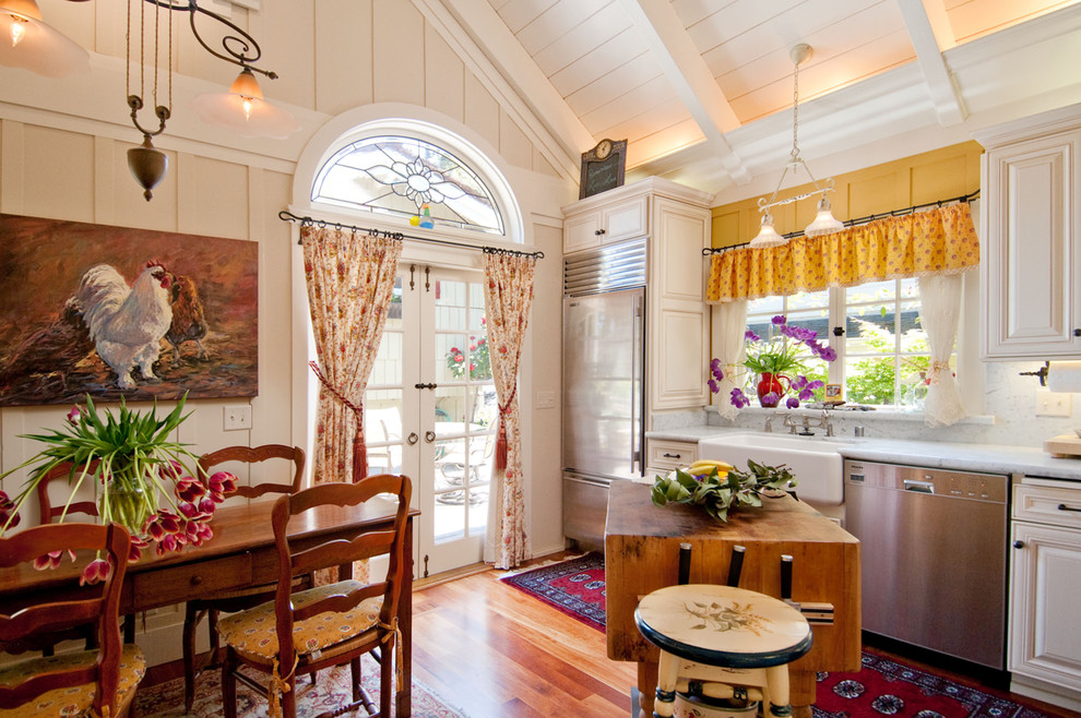 Drapes for French Doors Kitchen Farmhouse with Apron Sink Board And