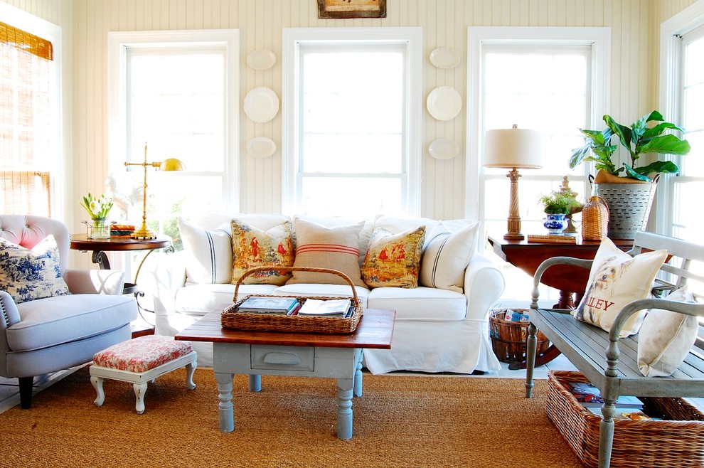 Drapes for Living Room Family Room Farmhouse with Accent Pillows Area Rug