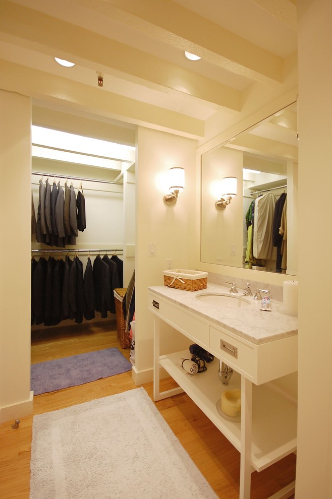 Dressing Room Lights Bathroom Contemporary with Baseboards Closet Closet Rods