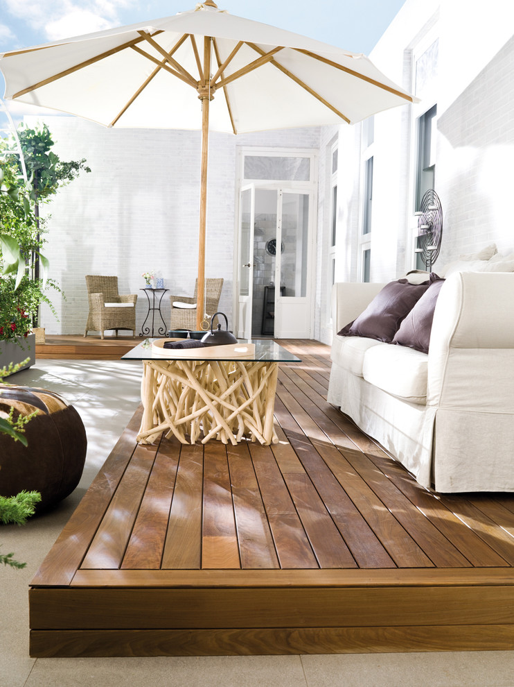 Driftwood Coffee Table Deck Contemporary with Iguazu Ipe Lantic Colonial