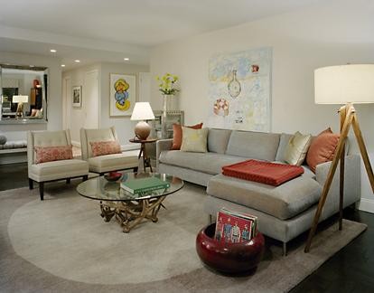 Driftwood Coffee Table Living Room Asian with Area Rug Arm Chair