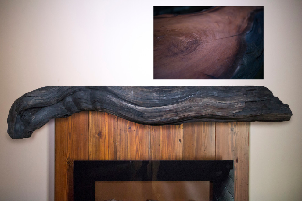 Driftwood Fireplace Mantel Spaces Rustic with Country Fireplace Mantel Driftwood2