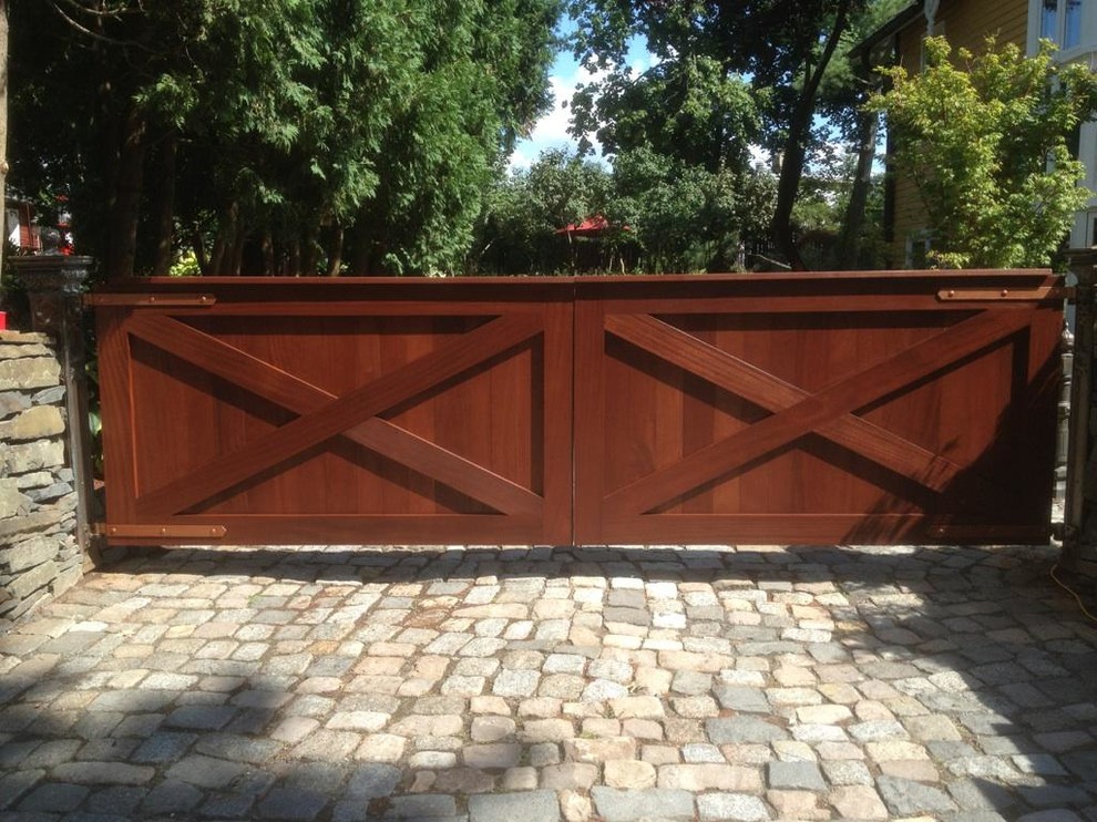 Driveway Entrance Gates Landscape Rustic with Custom Fabricated Driveway Entrance