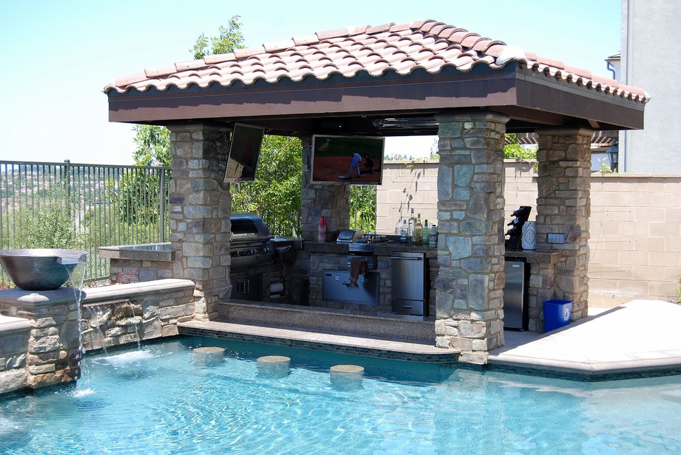 Driveway Lighting Ideas Pool Traditional with None 