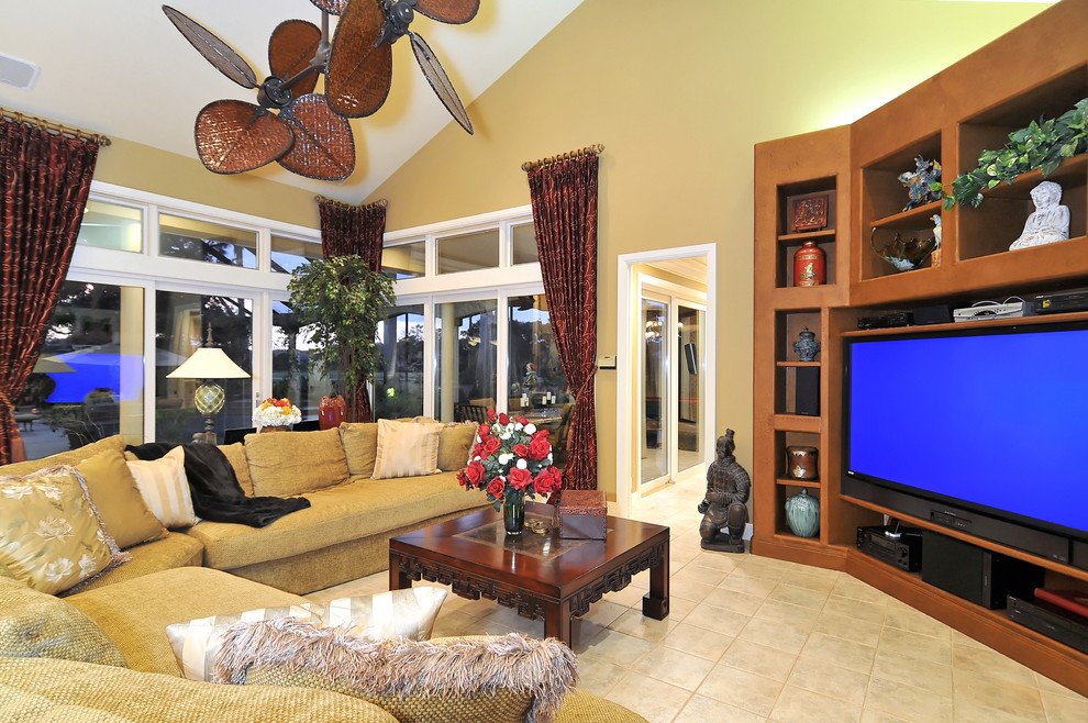 Dual Ceiling Fan Home Theater Tropical with Ceiling Fan Collection Corner