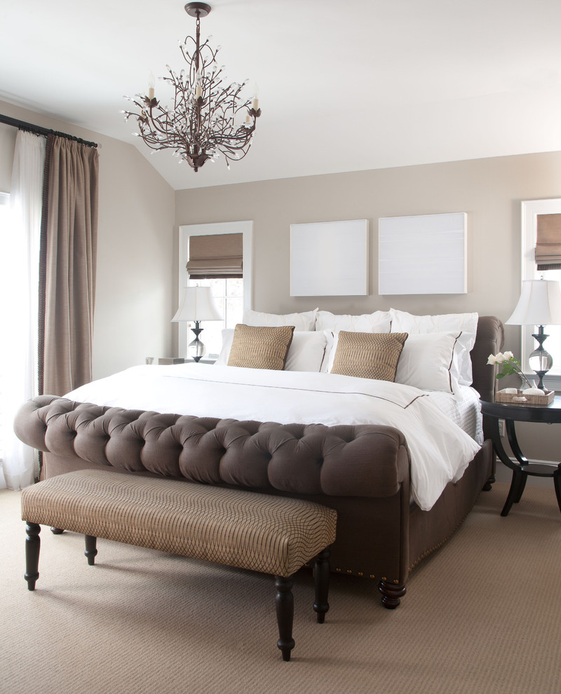 Duvet Covers King Bedroom Traditional with Bedroom Bench Beige Carpet