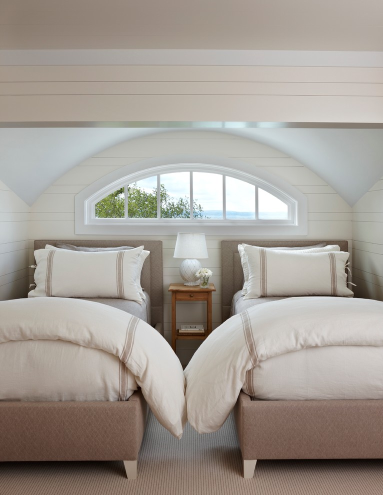 Duvet Covers Queen Bedroom Traditional with Arch Window Barrel Ceiling