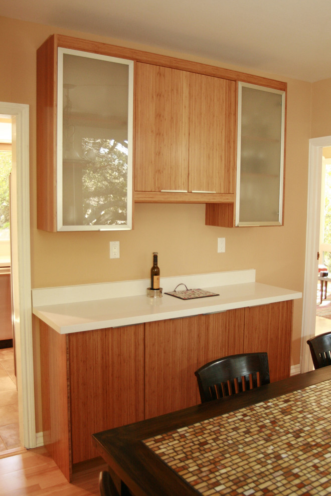 Eco Friendly Cabinets Kitchen Contemporary with Bamboo Cabinets Bamboo Kitchen1