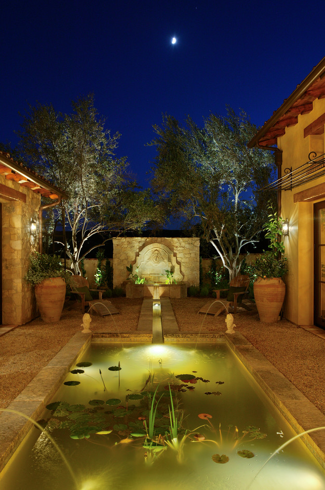 Electric Fireplace Ideas Landscape Mediterranean with Al Fresco Aquatic Landscape