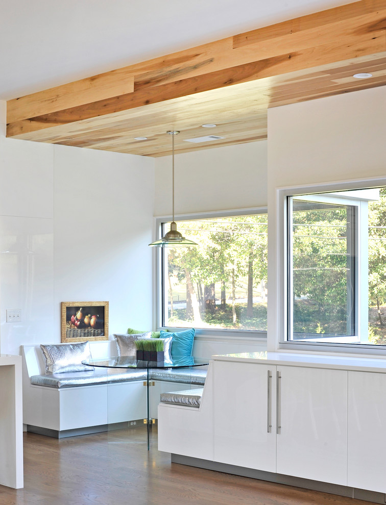 Elegant Dining Room Furniture Dining Room Modern with Aluminum Windows Banquette Seating