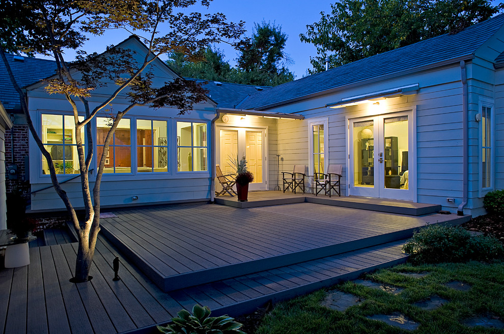 Elevated Deck Plans Deck Contemporary with Beds Boulders Composite Decking