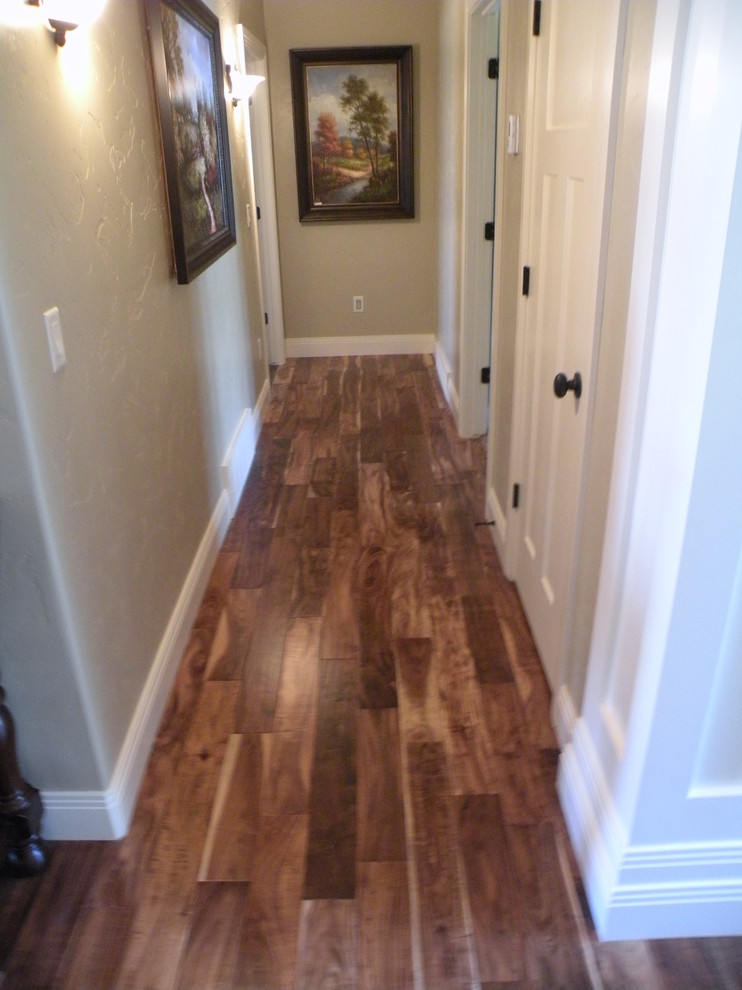 Engineered Hardwood Floors Hall Traditional with Acacia Custom Engineered Flooring